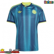 Camisa de Futebol Colômbia Equipamento Secundário Mundo 2026 Manga Curta